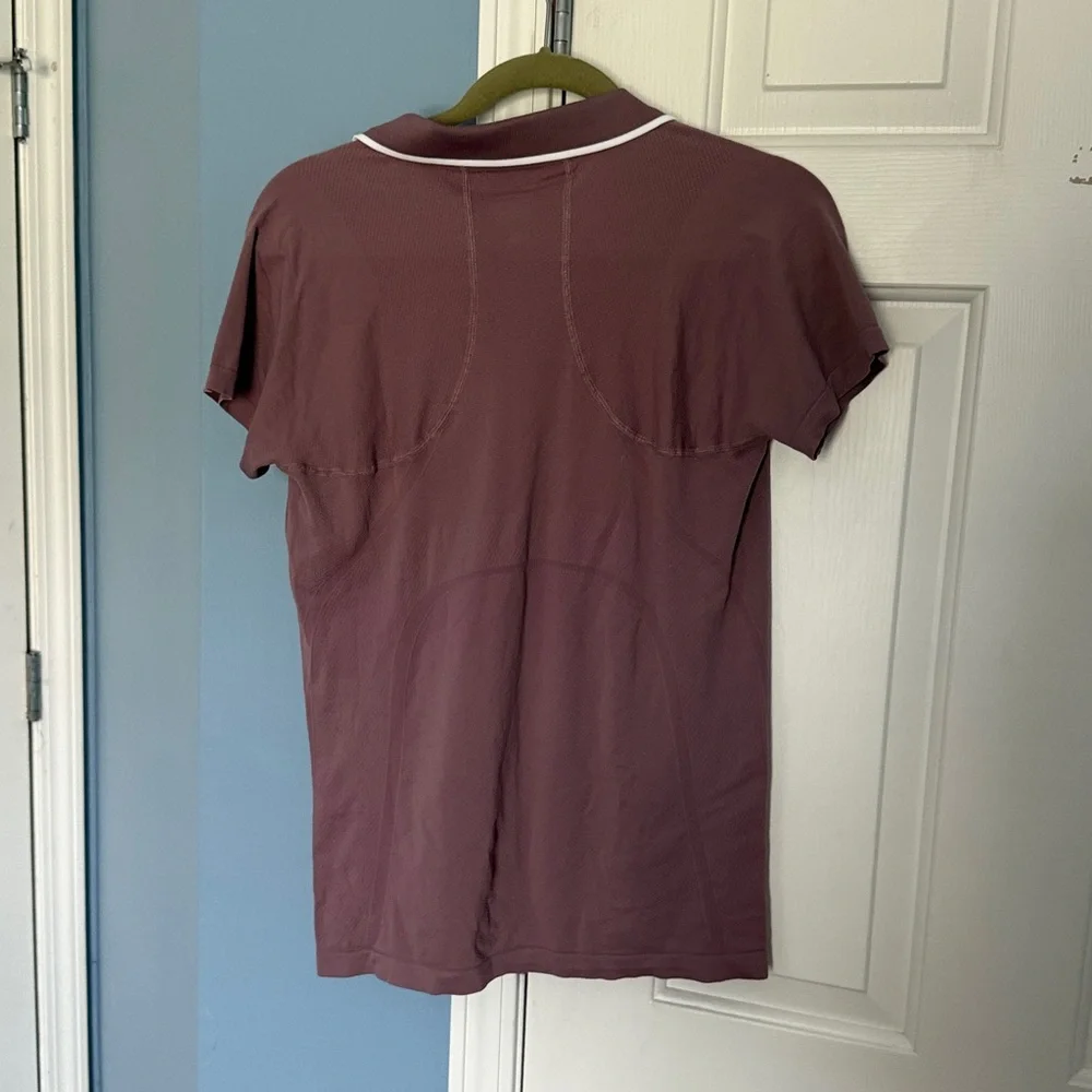 EUC Athleta Momentum Polo Tee L - Picture 7 of 7